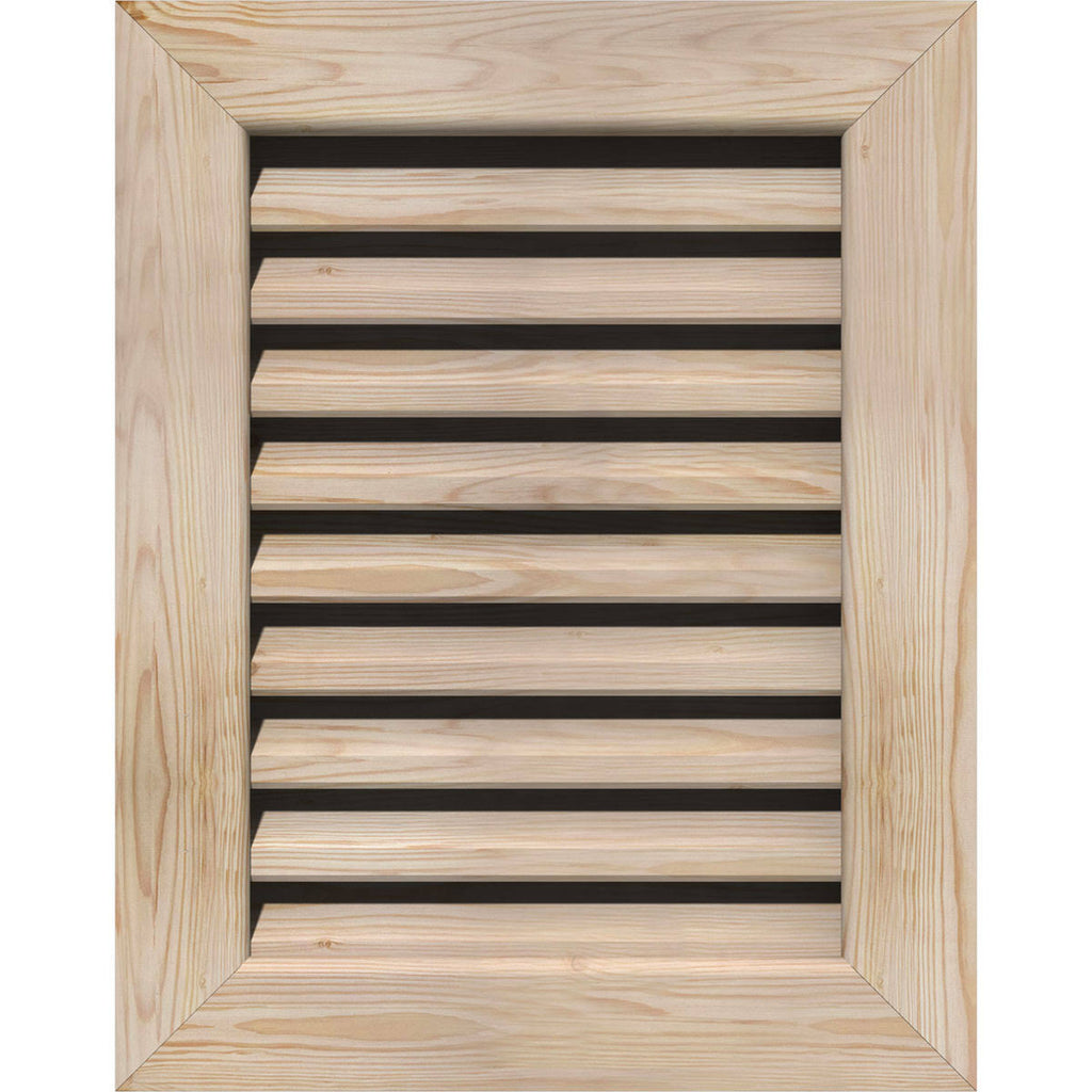 16-in W x 16-in H Vertical Gable Vent Unfinished Smooth Pine F600238