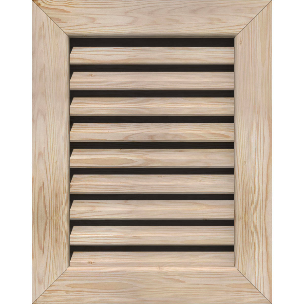 16-in W x 16-in H Vertical Gable Vent Unfinished Smooth Pine F600238