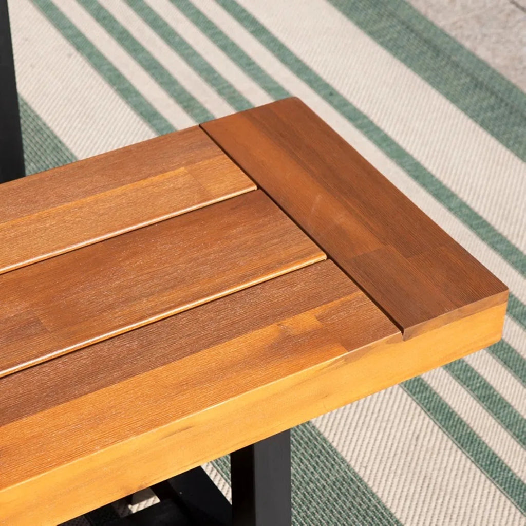 2PCS Patio Wood Benches F531