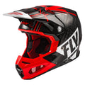Red/White/Black Carbon Fiber Helmet Q542