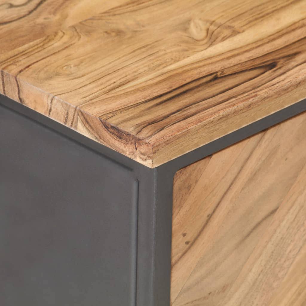 Solid Acacia Wood Bedside Cabinet G5216