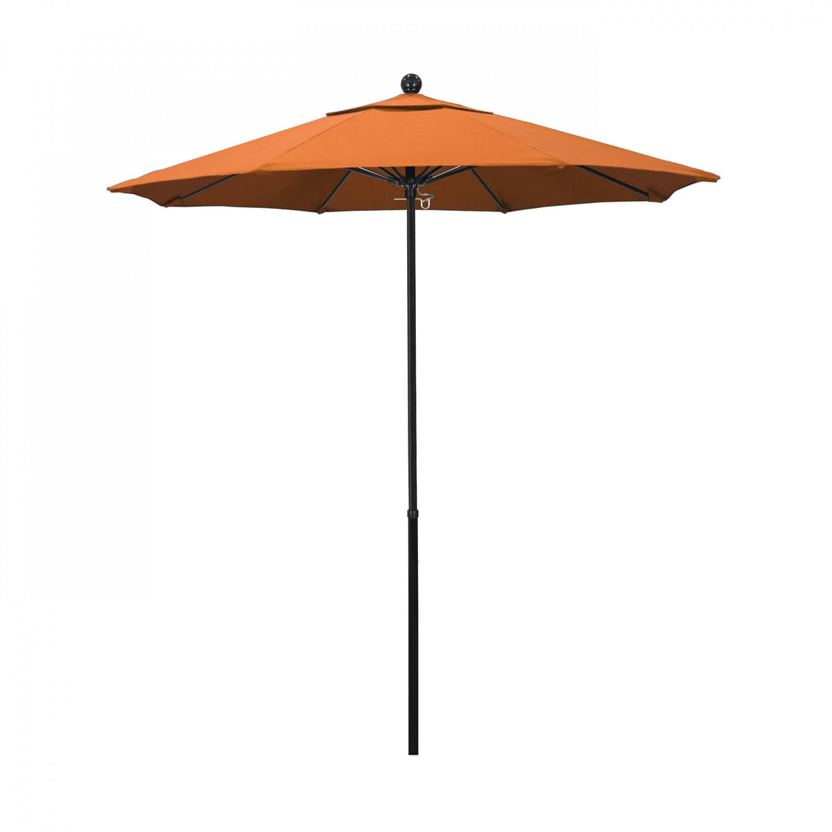 Fiberglass Pole Tangerine Patio Umbrella J34422