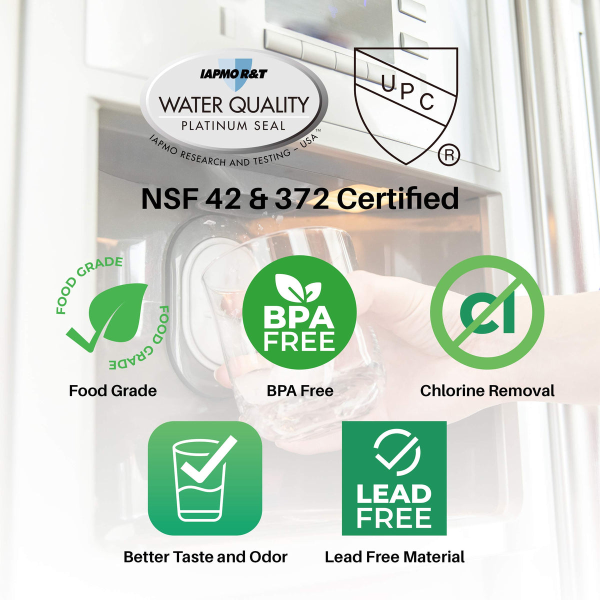Refrigerator Water Filter Replacement (3 Pack) Q82206