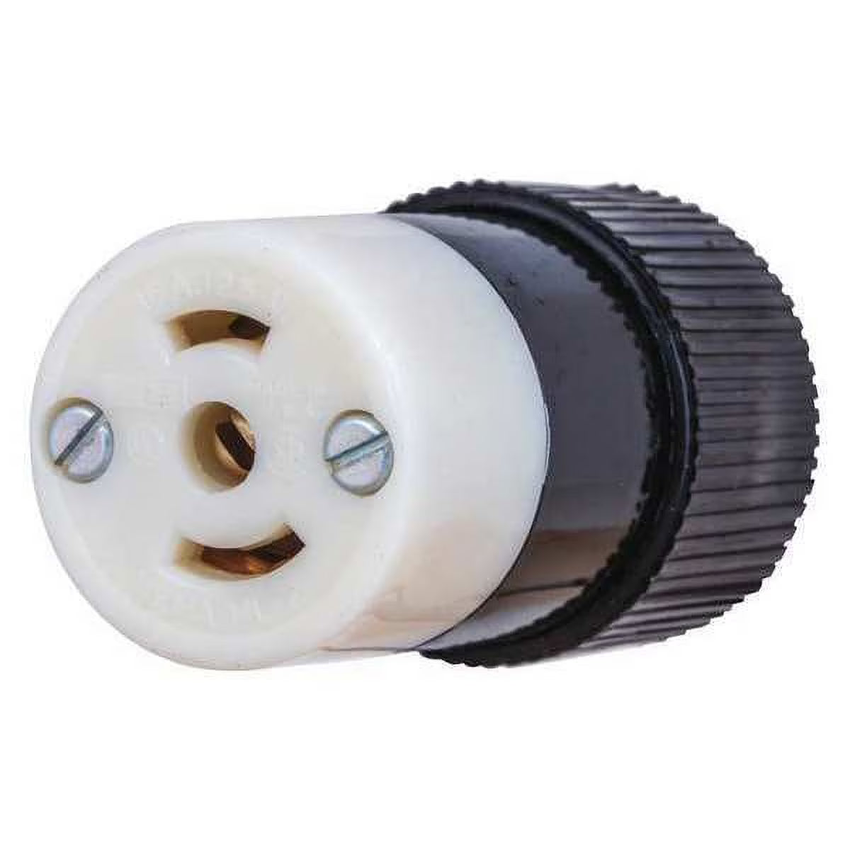 15A Midget Locking Connector 2P 3W 125VAC L5697