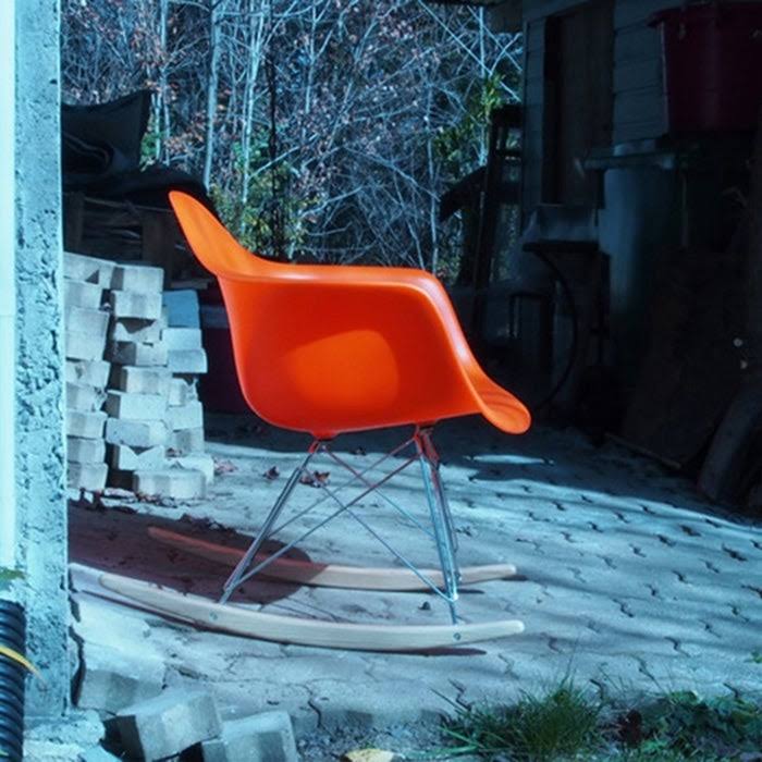 Bright Red Rocking Chair N2639