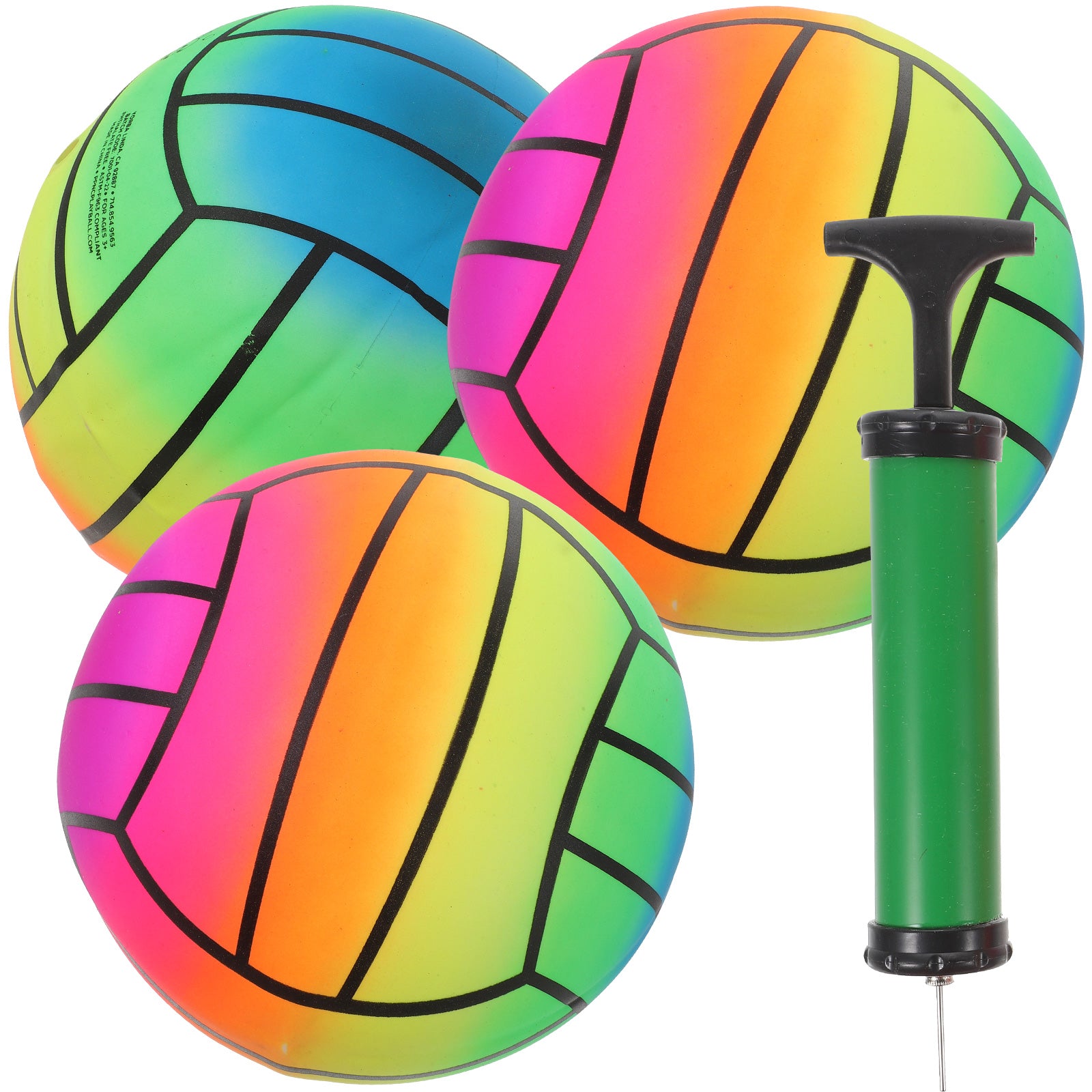 1 Set/4pcs Kids PVC Inflatable Ball Toy U527839