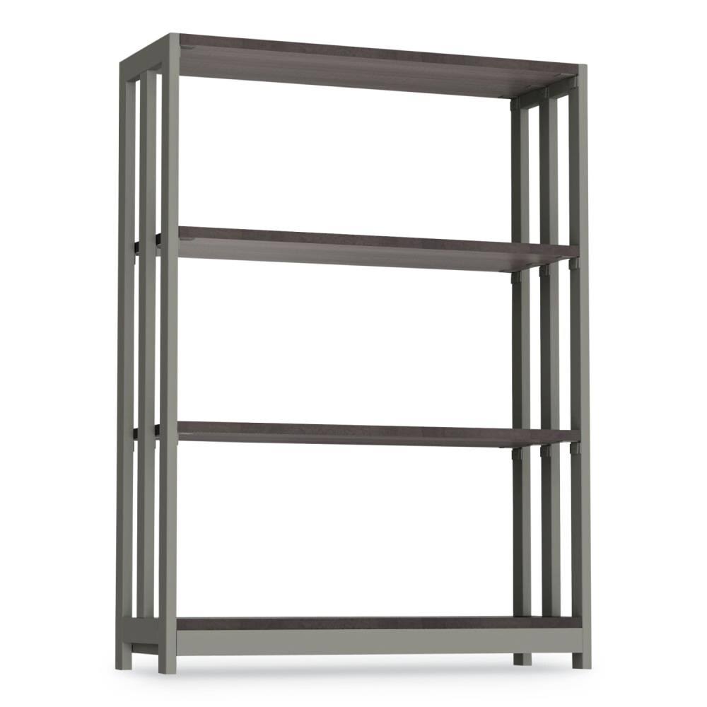 Mocha Three-Shelf Bookcase A54916