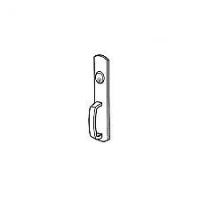 Night Latch Pull Trim for Mortise, Satin Chrome Finish D8097