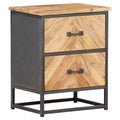 Solid Acacia Wood Bedside Cabinet G5216