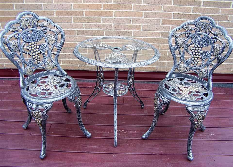 Antique Bronze Bistro Set I737