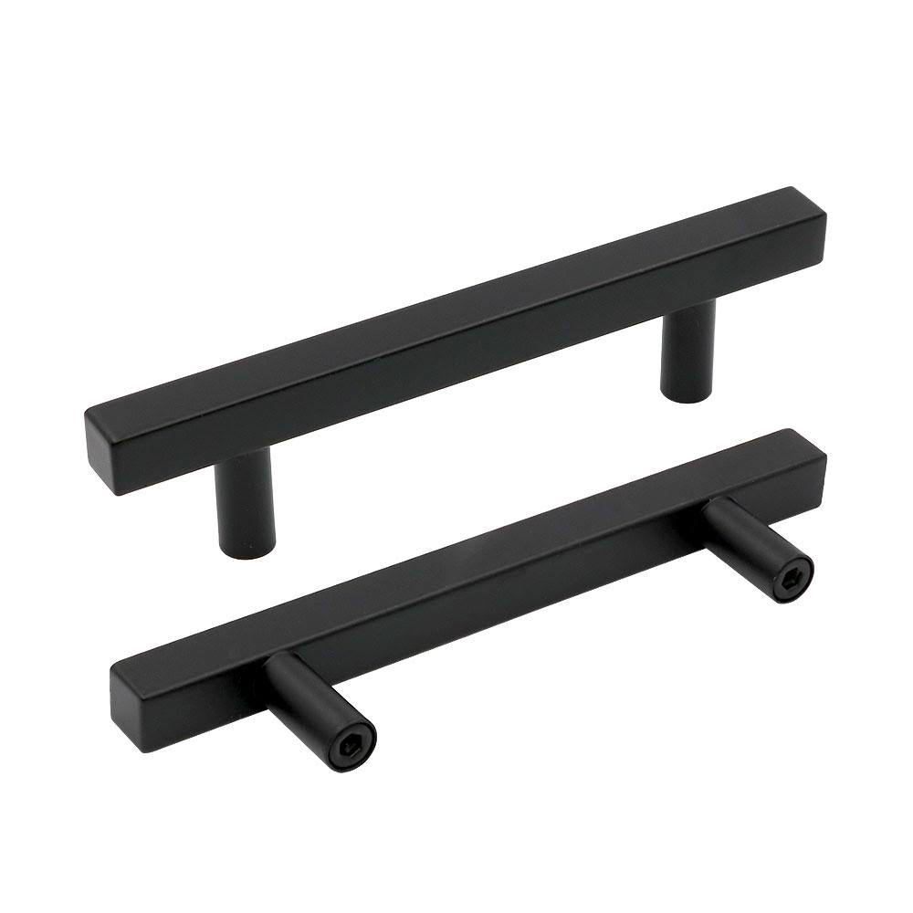 20 Pack Matte Black Cabinet Handles and Knobs, 8'' Y175005