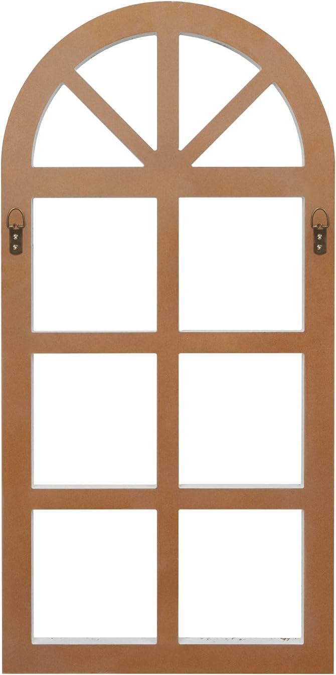 2-Pack Distressed Arched Cathedral Window Frame Wall Decor M532777