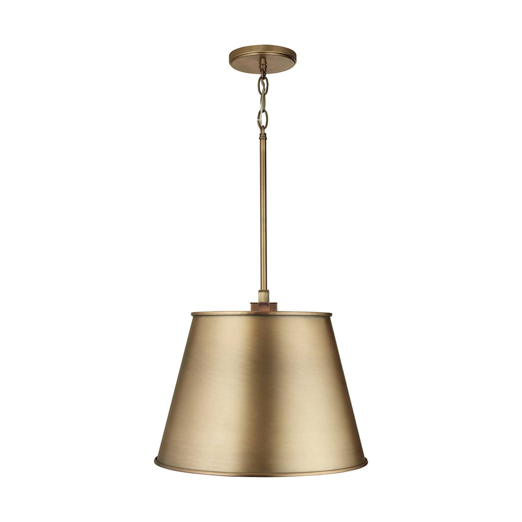 3 Light Island, Aged Brass W33471