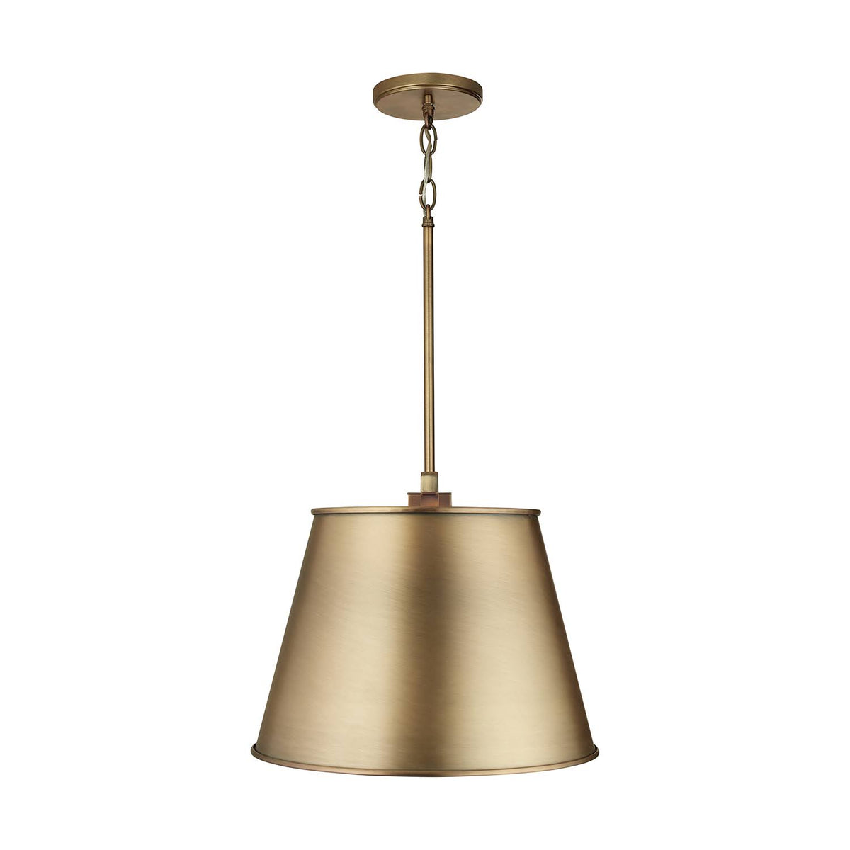 3 Light Island, Aged Brass W33471