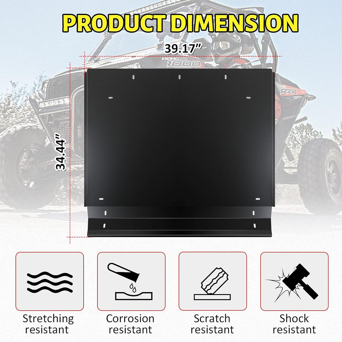 Aluminum UTV Hard Roof 2 Seat A3622