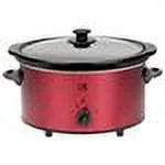 3.7-Quart Red Stainless Steel Slow Cooker X250264