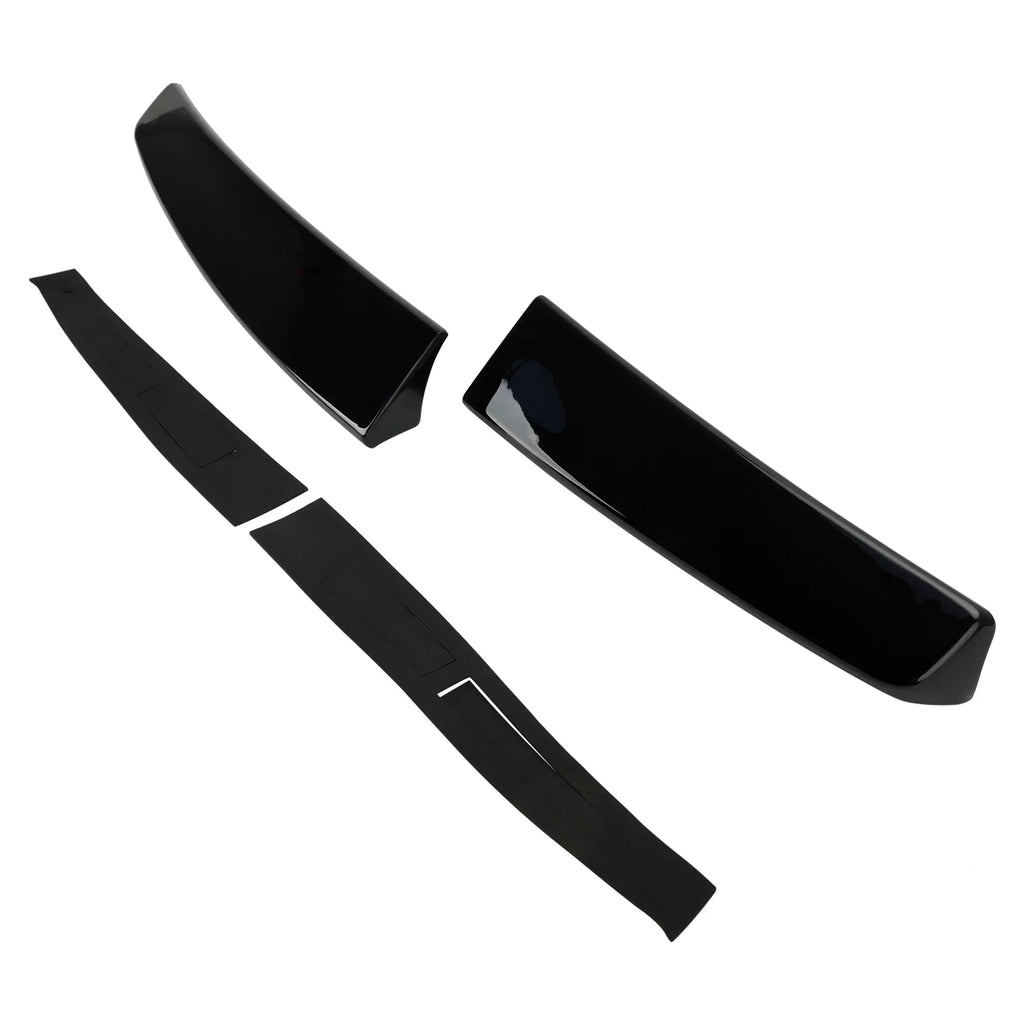 Gloss Black Rear Twin Barn Door Trunk Spoiler W81447