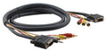 15-Pin HD, 3.5mm Audio & 3 RCA Multi-Head Cable V29945