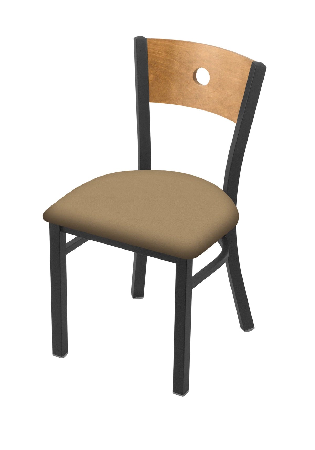 Pewter Finish Medium Back Chair with Canter Sand Seat N8272