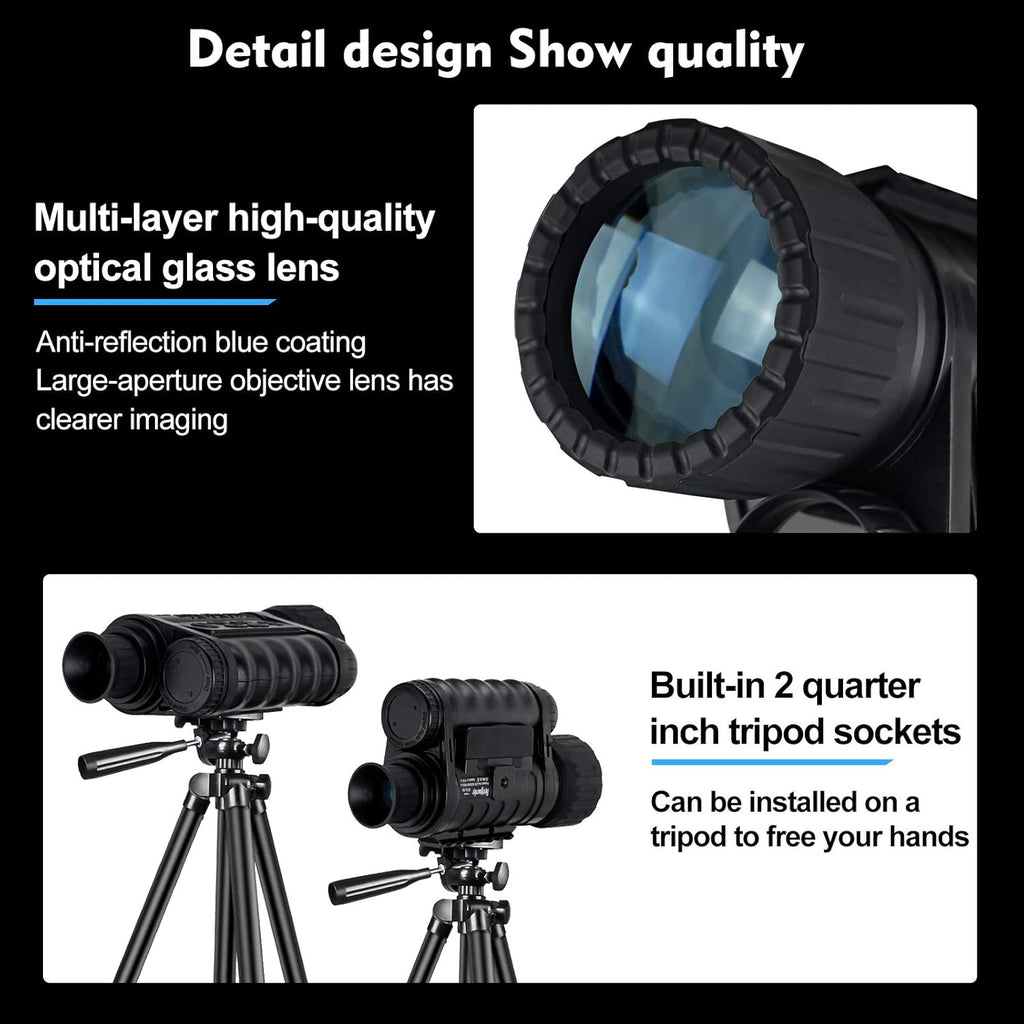 Night Vision Monocular 6x50mm with 1.5 inch TFT LCD L3543