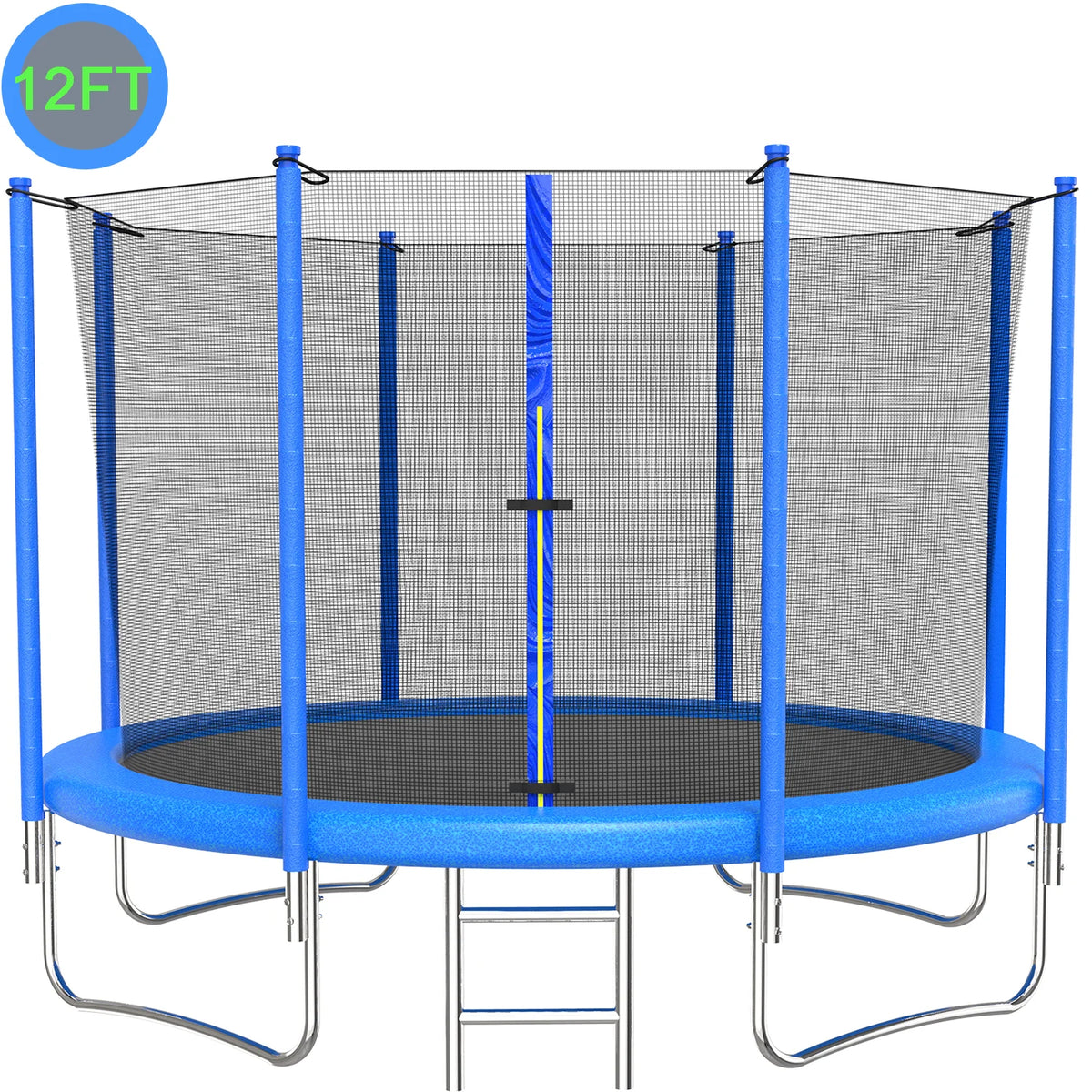 12FT Outdoor Trampoline with Enclosure Net U699006