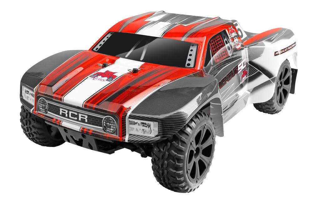 Red 1/10 Scale Electric Short Course Truck M8874