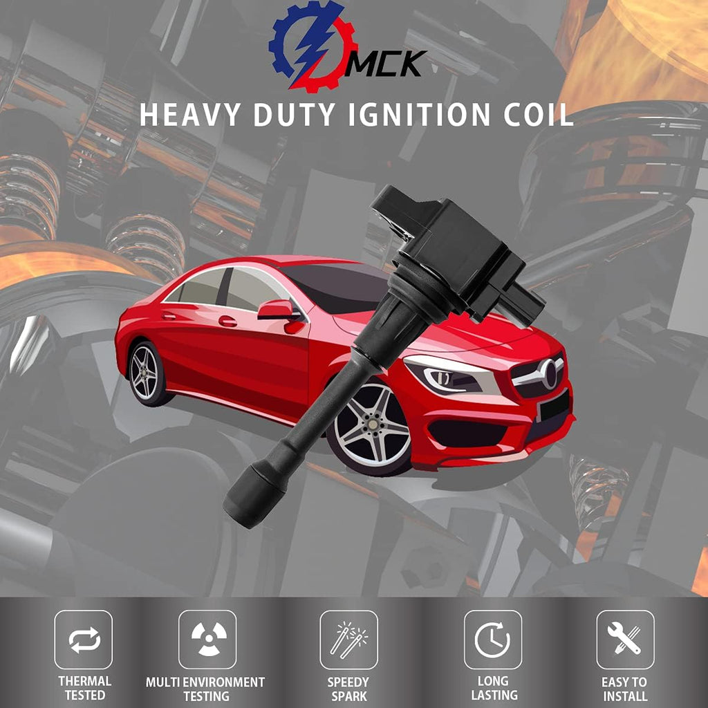 4pc Ignition Coil Pack And Spark Plug Compatible With Nissan Versa 2012 2013 2014 1.6L J3650