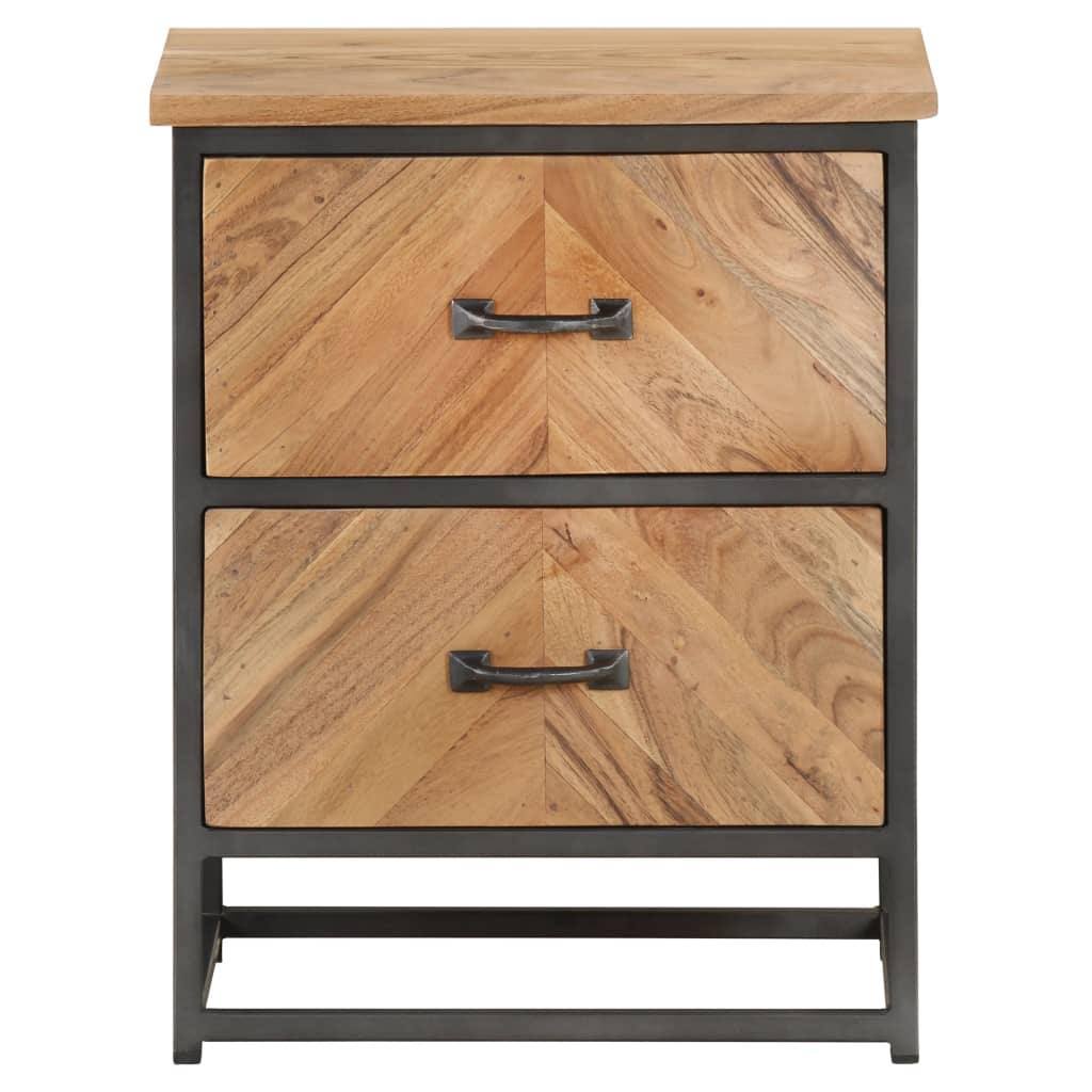 Solid Acacia Wood Bedside Cabinet G5216