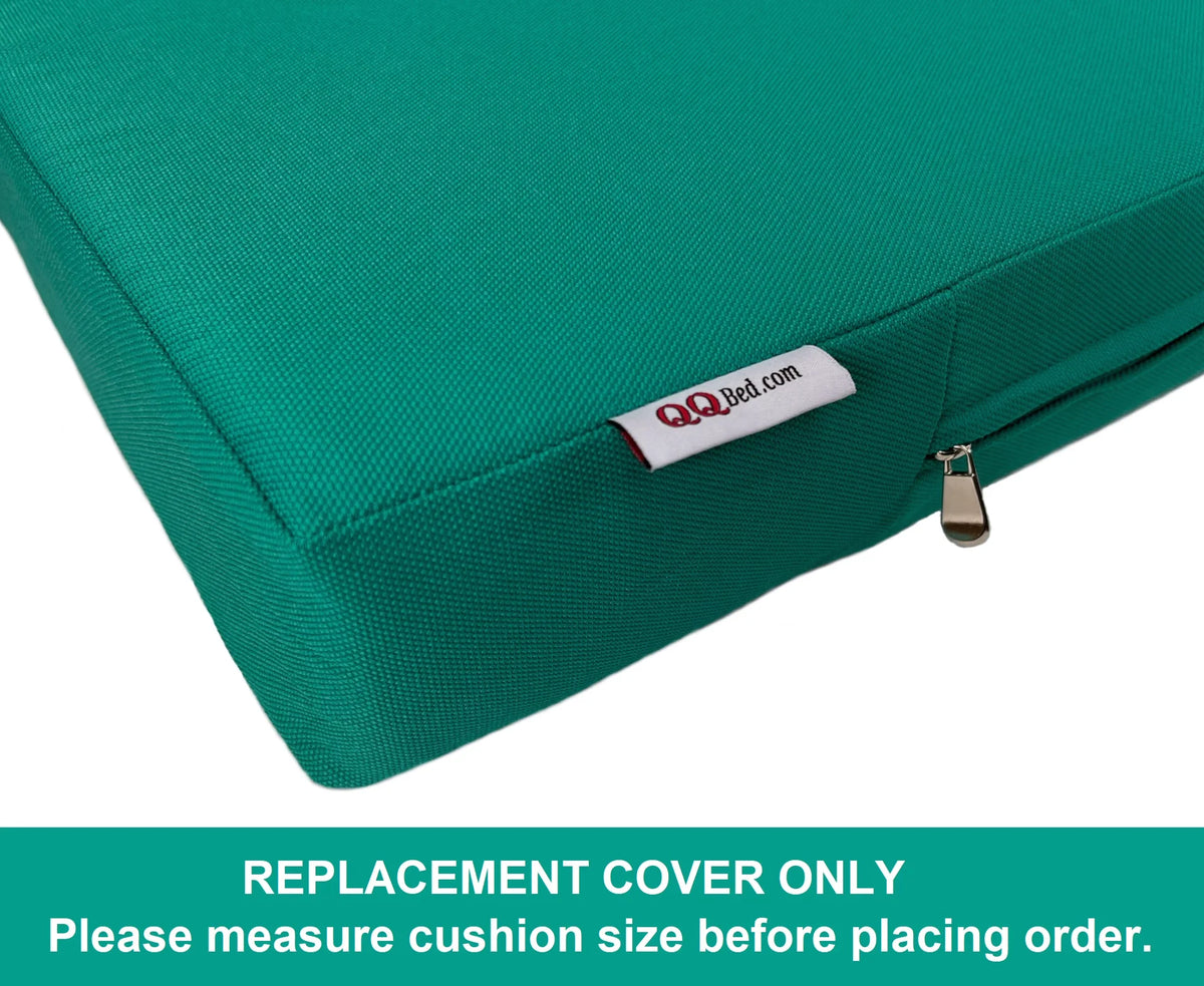 Patio Chair Cushion Pad Cover 24"X22"X4" Peacock B60905
