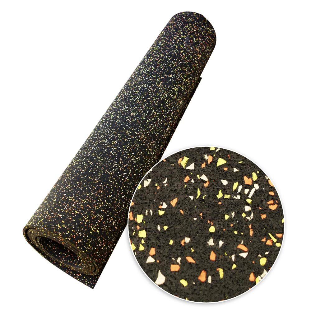 Elephant Bark Candy Corn 4 ft. x 4.5 ft. Rubber Flooring L227