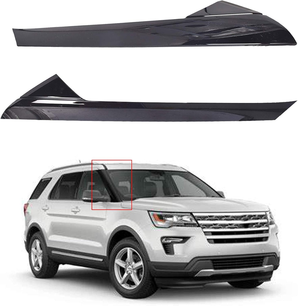 Front Windshield Outer Trim Molding Pack of 2 T664085