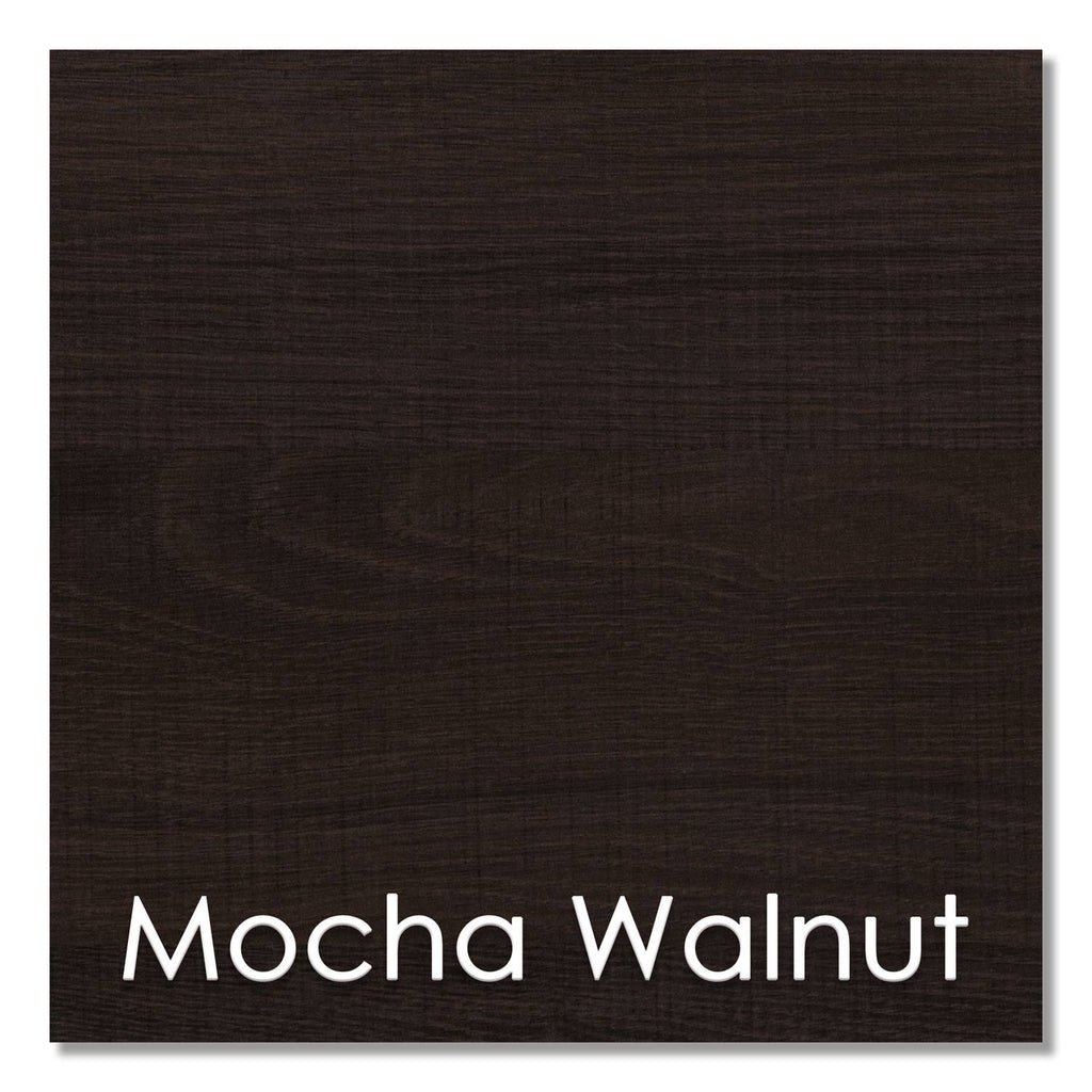 Mocha Three-Shelf Bookcase A54916