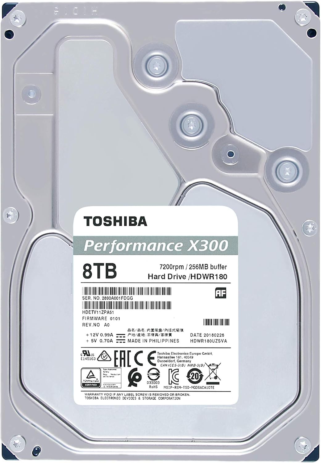 8TB 3.5-Inch Internal Hard Drive Y359