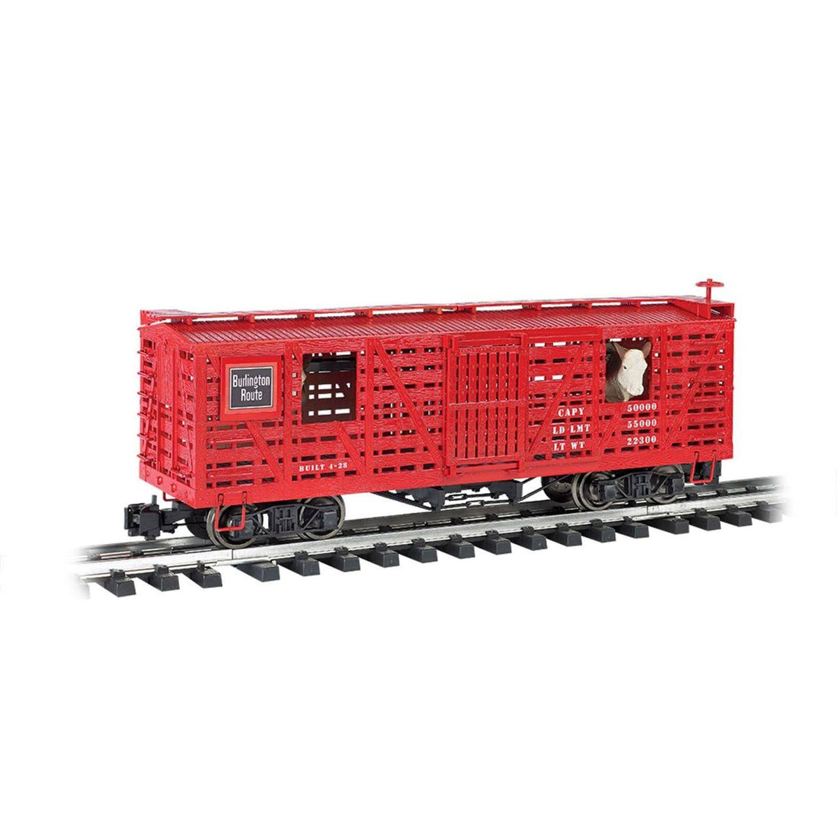 Animated Stock Car with Cattle B475294
