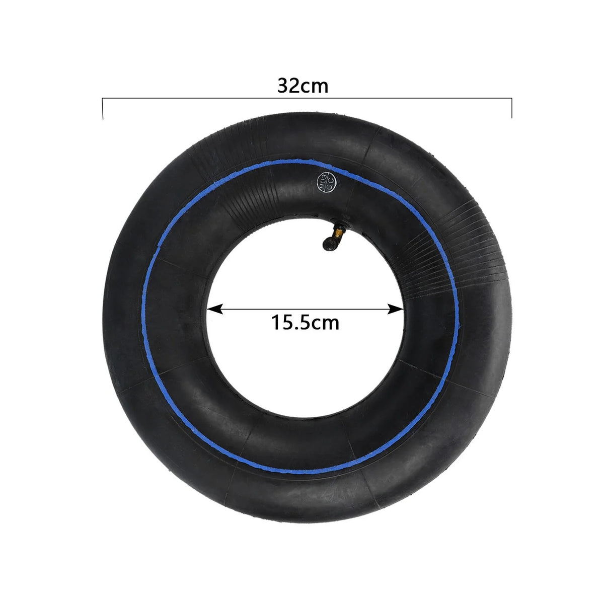 13x5.00-6 Bent Valve Tire Inner Tube B41720